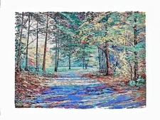 “MORNING LIGHT" s/n Original Hand Made Serigraph By Raymond Byram