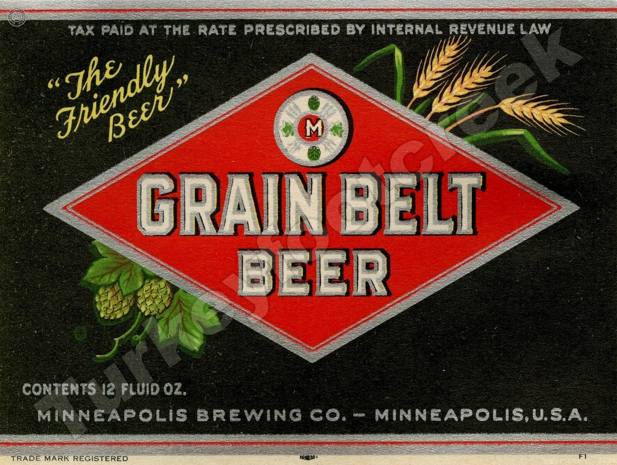 Grain Belt Beer Sign Indiana OTHER Collectible Beer Signs & Tins
