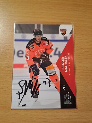 DEL 21-22 2021-2022 SIGNIERT Spencer Machacek Grizzlys Wolfsburg
