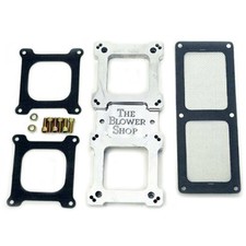 The Blower Shop 4300 Billet Dual Carb Adapter 4150 8-58in