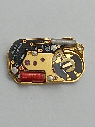Movimiento Reloj Vintage ETA 280.002 ¡FUNCIONANDO! 5 joyas hechas en Suiza - Imagen 3 de 8