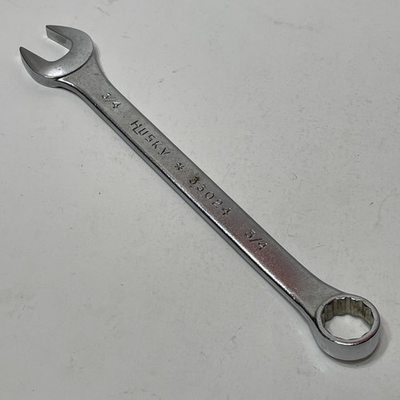 #ad Husky USA 3 4quot; 33024 Wrench Satin Chrome Combination 12 Point Nice Finish SAE $12.99