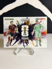 2026 Panini Prizm World Cup Kevin De Bruyne/Thibaut Courtois #3 Color Blast Dual