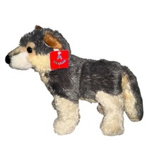 Aurora Plush Flopsie Wily Wolf Timber Husky Dog Stuffed Animal 12" Soft Cuddly