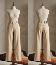 VTG 90s Versace Jeans Couture ITTIERRE Beige Pants Made in Italy Size 26