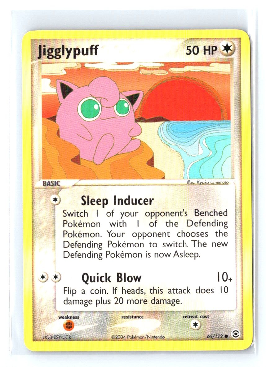 POKEMON JIGGLYPUFF 65 FIRERED & LEAFGREEN NM