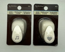 NEW! Recollections Mini Lever Punch - Musical Note & Heart