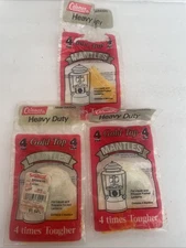 Coleman GOLD TOP Mantles Heavy Duty (2) 4 Packs = 8 Mantles Plus 1 Open