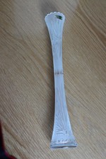 Vase 24% Bleikristall PbO, mundgeblasen, handgeschliffen, Höhe 41,5 cm,