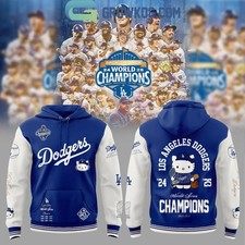 LA Dodgers x Hello Kitty World Series Champions 3D Hoodie