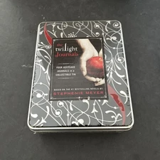 TWILIGHT Journals 4 Keepsake Journals In Collectible Tin Stephenie Meyer Sealed