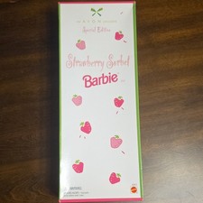Avon Mattel Barbie Strawberry Sorbet Special Edition Doll 1998 Original Box