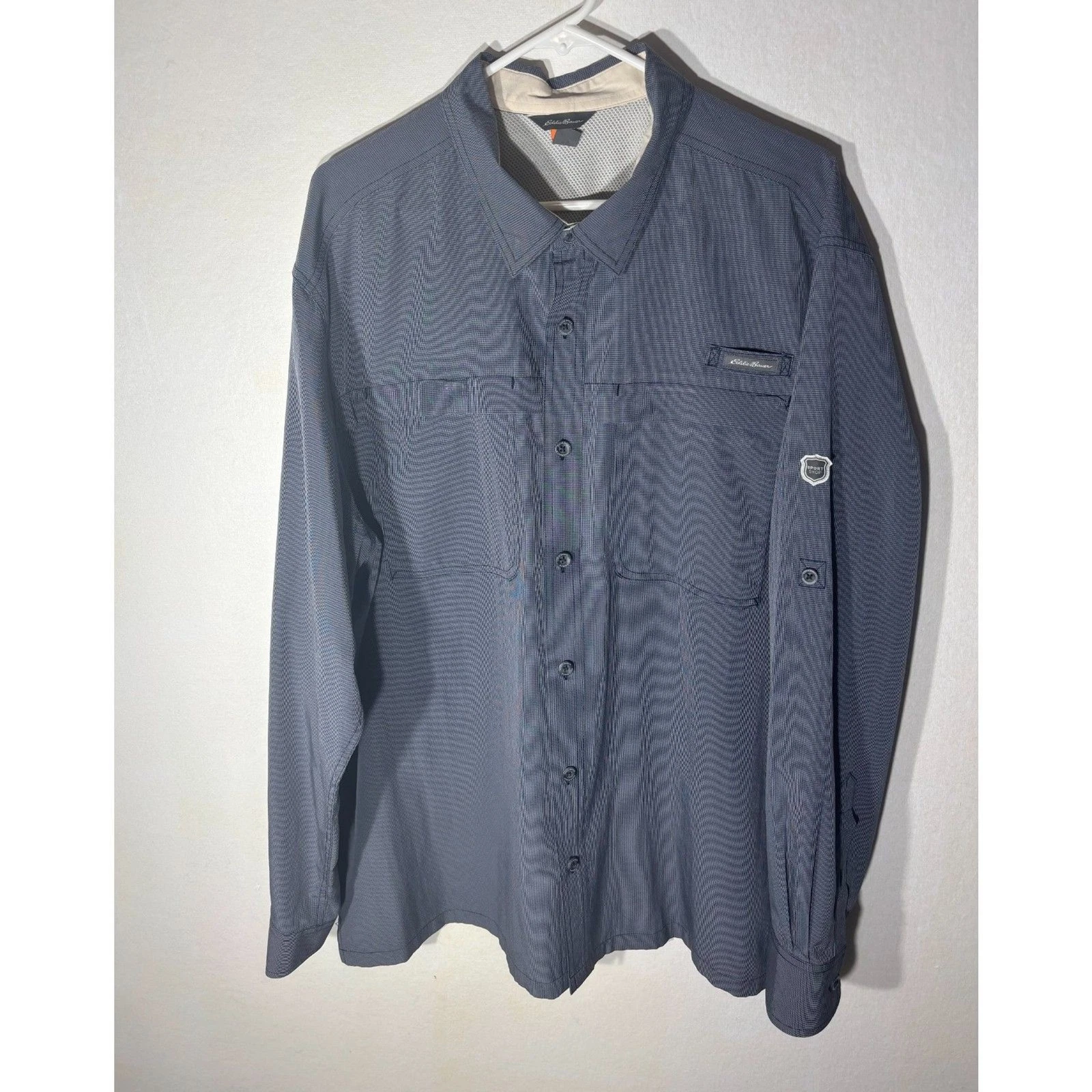 Eddie Bauer Men’s 2XL Long Sleeve Sport Shirt ‑ Outdoors / Performance Fit