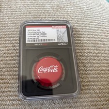 NGC PF70 Ultra Cameo Coca Cola 2023 NUIE Silver .999 Bottle Top