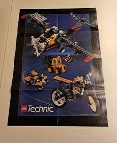 Lego Technic 8836 - 100% Complete with Instructions, Poster, Box and Inlay