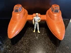 Vintage Star Wars 1980 Kenner Cloud Car Twin Pod Ship With Pilot Action Figure