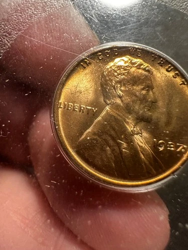 1937 1C RD Lincoln Cent        BU  Lot #980