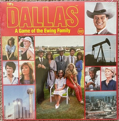 Dallas A Game Of The Ewing Family Yaquinto 1980 NEW SEALED
