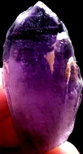74ct Diamond Grade! Super Seven Skeletal Amethyst Quartz Crystal &pyramid   t38