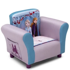 DELTA CHILDREN KIDS CHARACTER UPHOLSTERED CHAIR DISNEY FROZEN II - PINK/BLUE