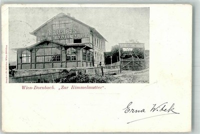 13538768 - Wien Gasthaus Zur Himmelmutter Dornbach Hernals 1898