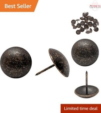 Upholstery Tacks Steel 1-inch Nailhead Decorative Trim for Furniture Craft