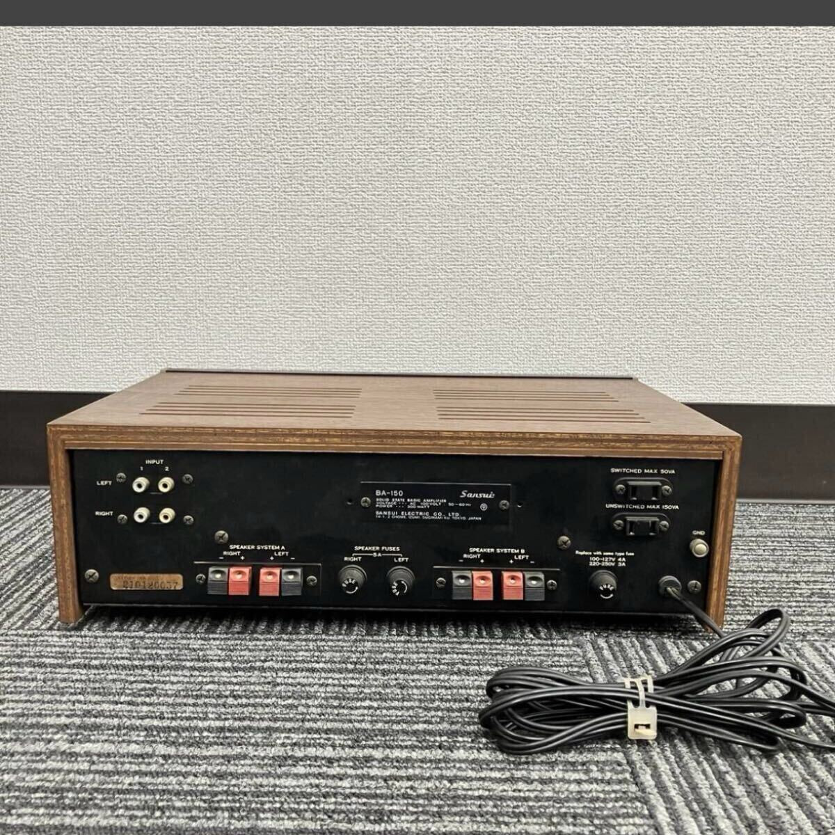 sansui ba-150 オーディオ•ラボさん専用 sansui ba-150 オーディオ•ラボさん専用 SANSUI BA-150の仕様