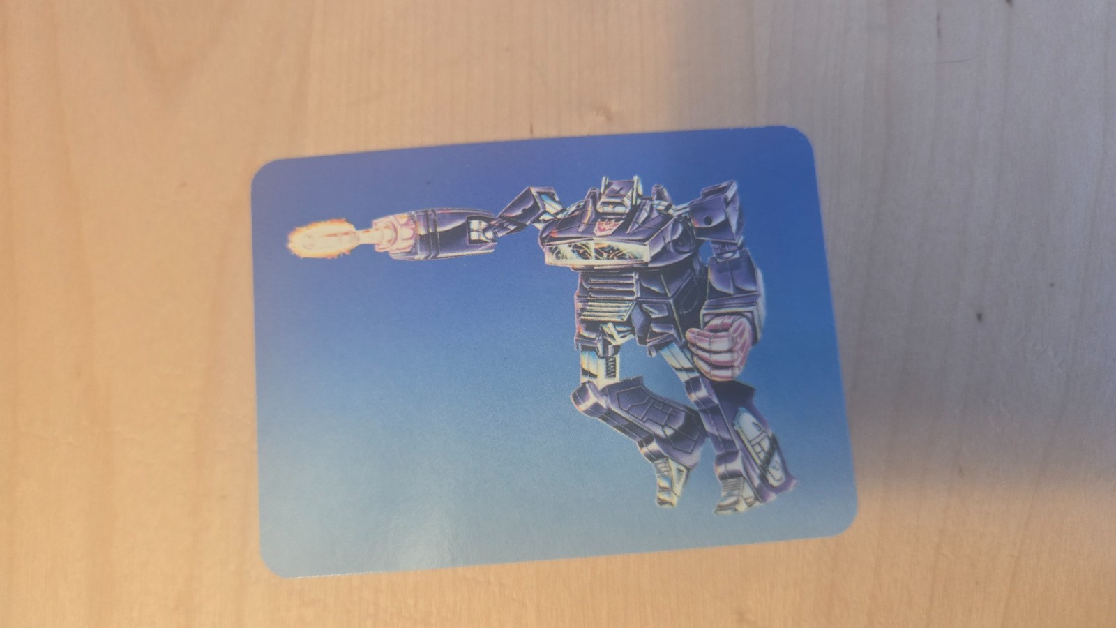 1985 Transformers Hasbro #122 Shockwave blue variation pointing left - RARE