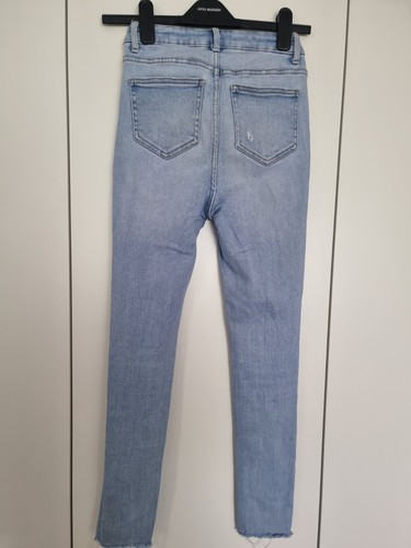 NEW LOOK 915 HALLIE High Waist Super Skinny Ripped Jeans Blau Alter 14 - Bild 14 von 20