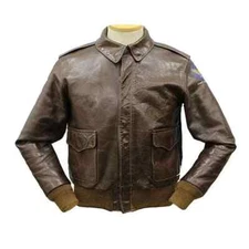 Chris Redfield Resident Evil Made in Heaven Bomber A2Flight Brown Leather Jacket