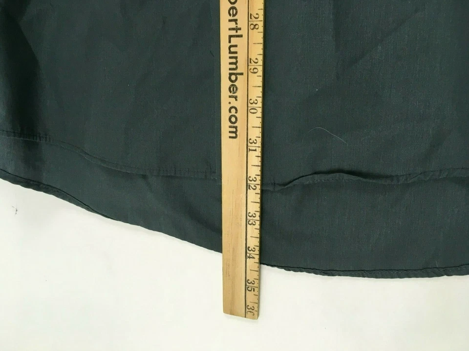 Van Heusen Shirt Men's Size 16 34/35 Solid Gray Long Sleeve w/ Pocket Button Up - Image 4 of 4