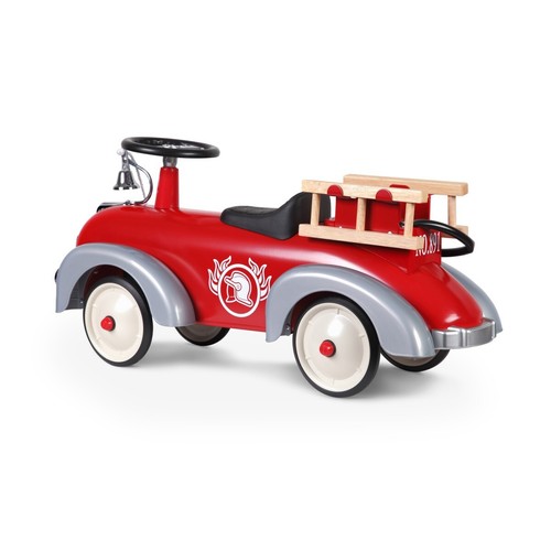 Auto a Spinta Camion Pompieri Macchina Cavalcabile Vintage Idea Regalo Bimbi - Foto 4 di 6