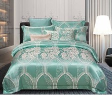 Nuovo set copripiumino damascato jacquard set lenzuola singolo matrimoniale 2026