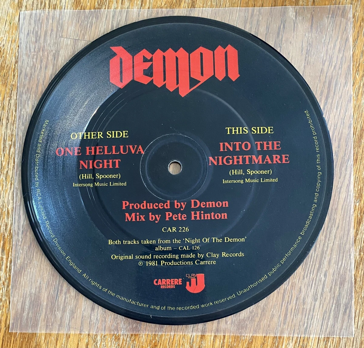 DEMON One Helluva Night/Into The Nightmare 7