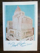 Canadian Pacific Railway's Alaska Service The Royal York Toronto Hotel Menu