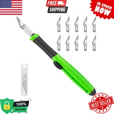 Exacto Knife with 10 Extra Blades, Precision Craft Knife with Retractable #11 Bl