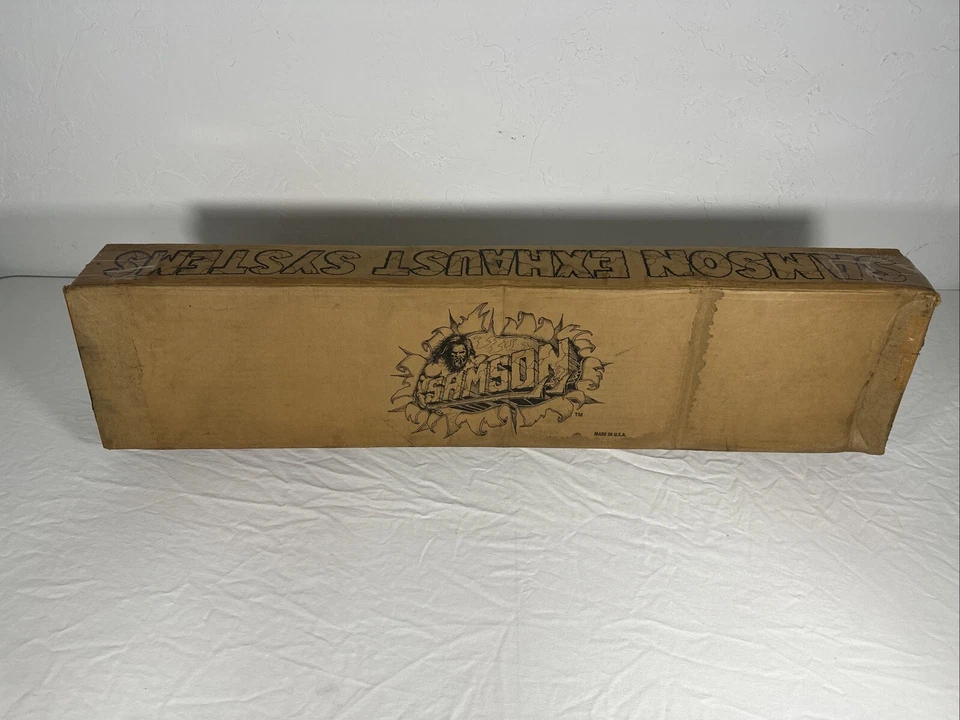 "Escape cola de pez Samson 26"" nuevo en stock True Duals para Harley Davidson Soft Tail S-112" Foto 3 de 4