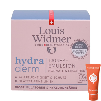Louis Widmer Tagesemulsion Hydro-Active unparfümiert 50 ml normale & Mischhaut
