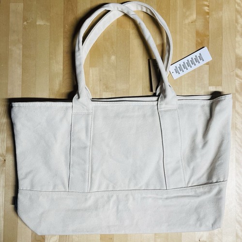 Urban Outfitters Thrill Co Signature Beach Boat Tote Duck Canvas Classic Zip Bag - Picture 5 of 11