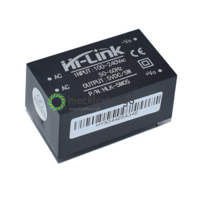 HLK-5M05 5W 1A AC-DC 220V to 5V Compact Isolated Power Supply Switch Module