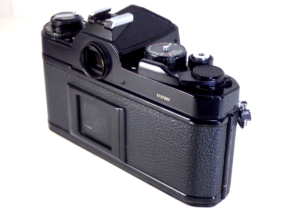 Nikon FE2 Black 35mm Film Camera Body SLR Classic Strap w/o