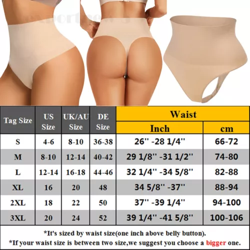 Women Tummy Control Body Shaper Trainer High-Waist Thong Panty Boned Shapewear - Picture 18 of 21