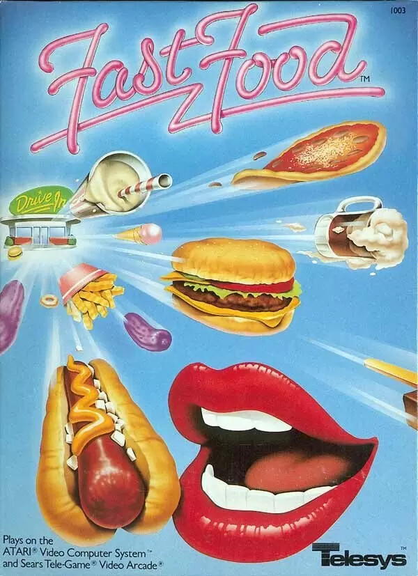 家庭用ゲームソフト FAST FOOD [ATARI2600] Fast Food - Atari 2600 - Cart | eBay