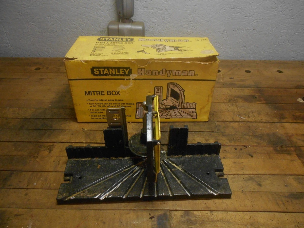 Stanley handyman 2024 mitre box h114