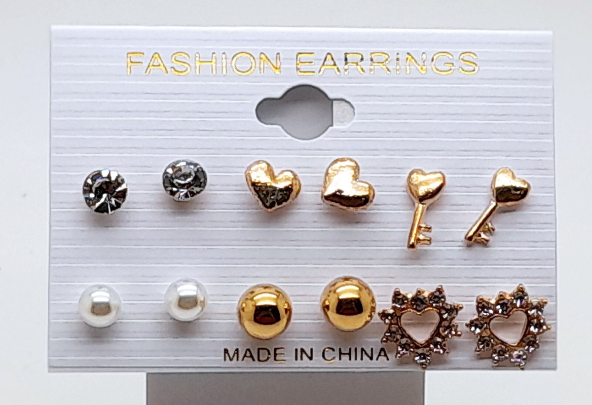 ピアス [BLACKMUSE] Color cubic mimi one touch Earrings s-l1200.jpg