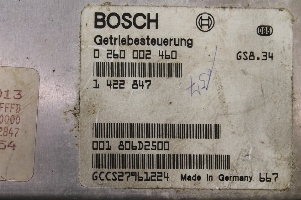 Unidad de control del motor BMW 528i 1997-1998 módulo ECU 0260002460 685 3F2-B2 Foto 3 de 4