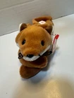 TY Beanie Baby Sly the Fox Vintage 1996 style 4115 PVC new with tags