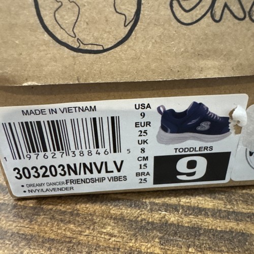 Skechers Dreamy Dancer Blue Purple Lightweight Mesh Shoe for Toddlers 9 - Picture 10 of 15
