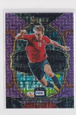 2022 -23 Panini Select FIFA Kristian Thorstvedt Purple Mojo Prizm #43