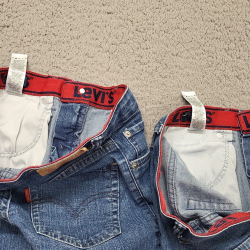 (2) LEVIS 511 Slim Blue Jeans Stretch YOUTH Sz 12 Reg 26 x 27 Adjustable Waist - Picture 16 of 24